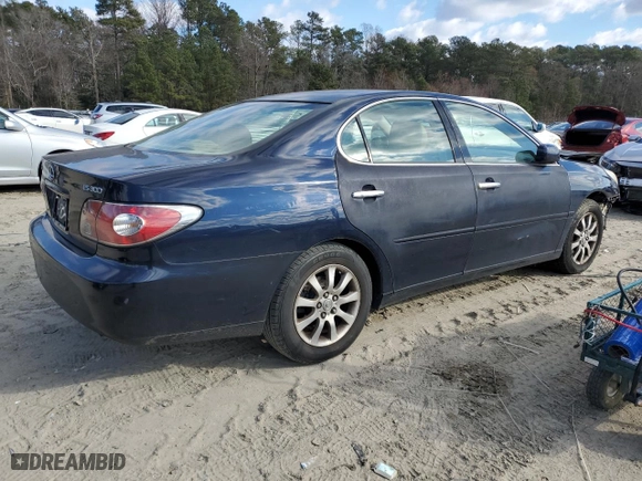 2002 Lexus ES 300 with VIN JTHBF30G220048221, listed as a Copart auction lot 83795304 with 262,964 mi miles and Salvage Title. Bid and sale history available at carsss.com. Image 3.