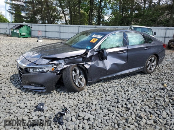 2018 Honda Accord EX-L с VIN 1HGCV1F54JA061937, выставлен на аукционе Copart как лот 55986815 с пробегом Не указан миль и Списание • Salvage title. История ставок и продаж доступна на DreamBid. Изображение 1.