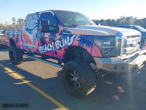 2014 Ford Super Duty F-250 SRW XL with VIN 1FT7W2BT3EEA02884, listed as a IAAI auction lot 41876415 with 143,138 mi miles. Bid and sale history available at carsss.com. Image 1.