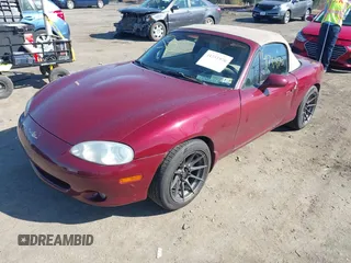 2003 Mazda MX-5 Miata Cloth with VIN JM1NB353730302782, listed as a IAAI auction lot 41751970 with 109,336 mi miles and . Bid and sale history available at DreamBid. Image 17.
