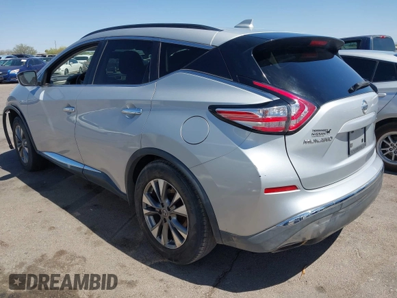 2018 Nissan Murano S z VIN 5N1AZ2MG1JN125506, wystawiony jako IAAI lot #42262217 z przebiegiem Nie podano mil oraz . Historia ofert i sprzedaży dostępna na DreamBid. Obrazek 3.