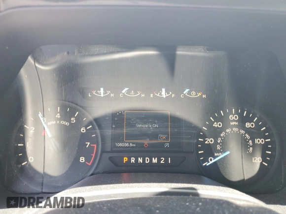 2018 Ford F-150 XL z VIN 1FTEX1CB0JKF29765, wystawiony jako Copart lot #63671145 z przebiegiem 106 036 mil mil oraz Czysty tytuł • Clean title. Historia ofert i sprzedaży dostępna na DreamBid. Obrazek 9.