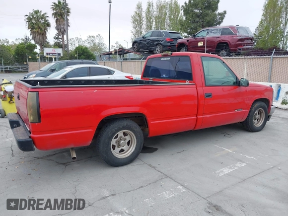 1996 Chevrolet Silverado 1500 with VIN 1GCEC14W7TZ224738, listed as a IAAI auction lot 42064837 with 221,122 mi miles and . Bid and sale history available at DreamBid. Image 4.