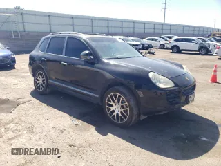 2006 Porsche Cayenne S with VIN WP1AB29P06LA69111, listed as a Copart auction lot 69663334 with 152,758 mi miles and Salvage Title. Bid and sale history available at carsss.com. Image 4.