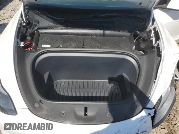 2023 Tesla Model Y Long Range with VIN 7SAYGDEE5PF691745, listed as a Copart auction lot 47784545 with 21,117 mi miles and Salvage Title. Bid and sale history available at DreamBid. Image 12.