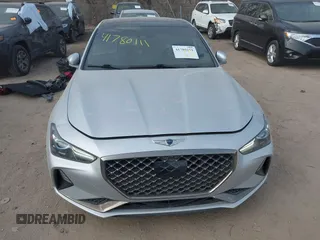 2019 Genesis G70 2.0T Advanced with VIN KMTG44LA2KU034212, listed as a IAAI auction lot 41780111 with 48,222 mi miles. Bid and sale history available at carsss.com. Image 12.