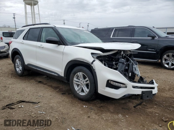2022 Ford Explorer XLT z VIN 1FMSK8DH6NGB28836, wystawiony jako Copart lot #53517375 z przebiegiem 36 092 mil mil oraz Szkoda całkowita • Salvage title. Historia ofert i sprzedaży dostępna na DreamBid. Obrazek 4.