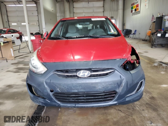 2015 Hyundai Accent GS with VIN KMHCT5AE8FU220916, listed as a Copart auction lot 55461005 with 197,811 mi miles and Salvage Title. Bid and sale history available at carsss.com. Image 5.
