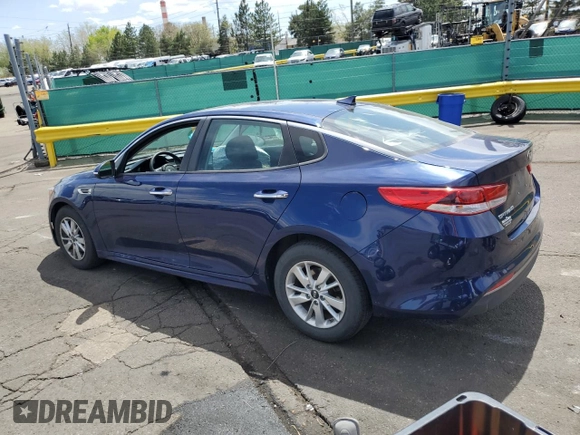 2018 Kia Optima LX with VIN 5XXGT4L3XJG228798, listed as a Copart auction lot 53640685 with 153,509 mi miles and Non Repairable. Bid and sale history available at carsss.com. Image 2.