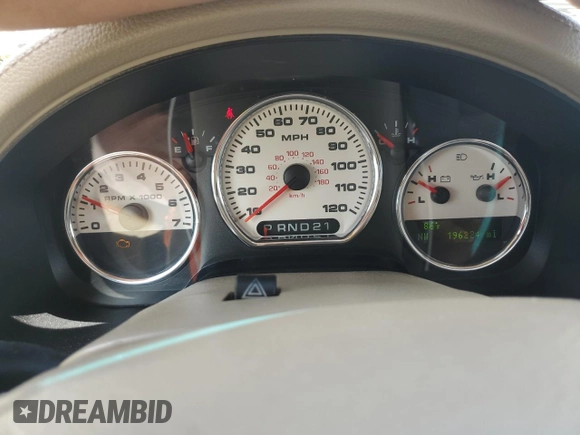 2006 Ford F-150 XLT with VIN 1FTPX12566NA78741, listed as a Copart auction lot 55331895 with 196,224 mi miles and Salvage title. Bid and sale history available at DreamBid. Image 9.