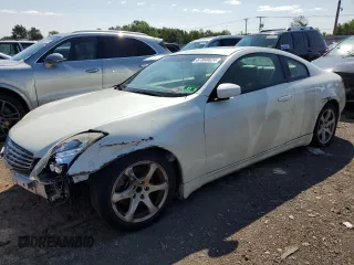 2005 Infiniti G35 Coupe with VIN JNKCV54E15M420463, listed as a Copart auction lot 67860024 with 0 mi miles and Salvage Title. Bid and sale history available at carsss.com. Image 1.