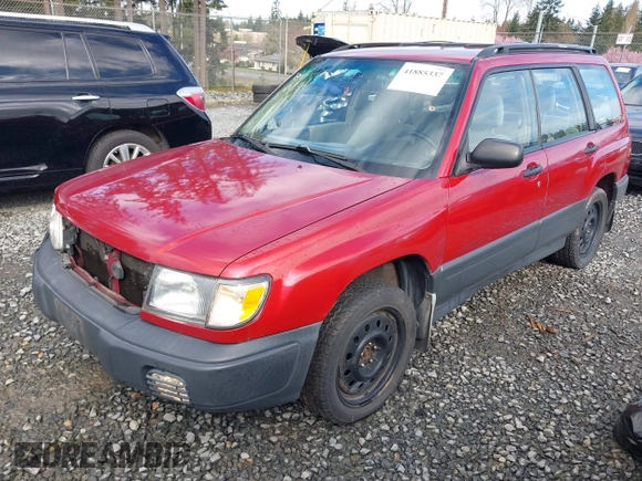 1999 Subaru Forester L with VIN JF1SF6357XH748358, listed as a IAAI auction lot 41885337 with 201,441 mi miles. Bid and sale history available at carsss.com. Image 18.