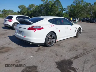 2013 Porsche Panamera with VIN WP0AA2A7XDL014047, listed as a IAAI auction lot 42010031 with 118,681 mi miles and . Bid and sale history available at DreamBid. Image 4.