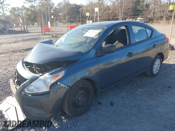 2015 Nissan Versa SV with VIN 3N1CN7AP9FL955591, listed as a IAAI auction lot 41492218 with 74,796 mi miles. Bid and sale history available at carsss.com. Image 2.