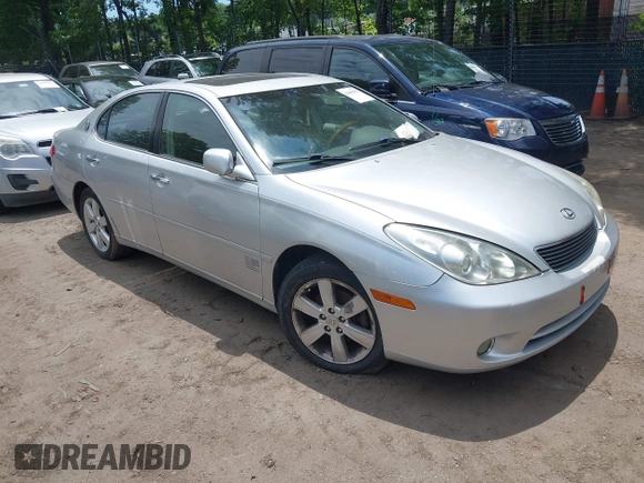 2005 Lexus ES 350 z VIN JTHBA30G555112225, wystawiony jako IAAI lot #42401927 z przebiegiem 234 189 mil mil oraz . Historia ofert i sprzedaży dostępna na DreamBid. Obrazek 1.