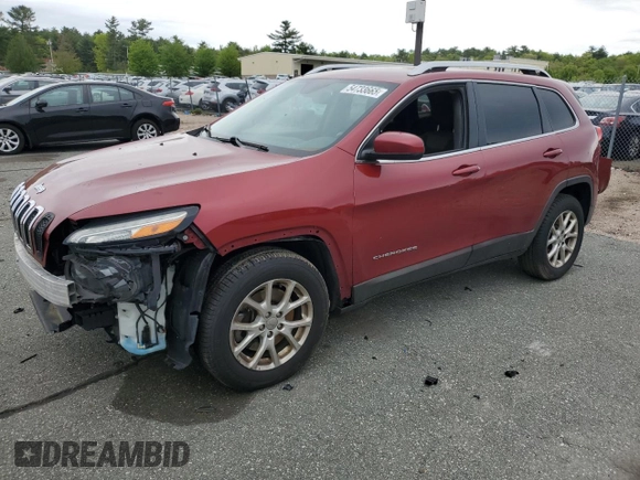 2014 Jeep Cherokee Latitude z VIN 1C4PJMCBXEW220587, wystawiony jako Copart lot #54733665 z przebiegiem 176 502 mil mil oraz Szkoda całkowita • Salvage title. Historia ofert i sprzedaży dostępna na DreamBid. Obrazek 1.