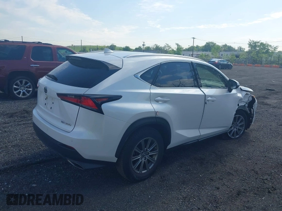 2019 Lexus NX 300 with VIN JTJBARBZ8K2200862, listed as a IAAI auction lot 42201649 with 42,564 mi miles and . Bid and sale history available at DreamBid. Image 4.