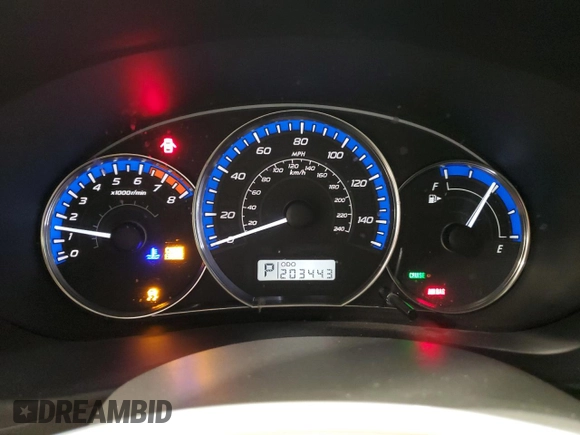 2012 Subaru Forester X Limited with VIN JF2SHAEC1CH465551, listed as a Copart auction lot 58904925 with 203,443 mi miles and Clean title. Bid and sale history available at DreamBid. Image 9.