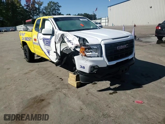 2022 GMC Canyon 2WD Elevation with VIN 1GTH5CEN2N1194249, listed as a Copart auction lot 75309964 with 0 mi miles and Salvage Title. Bid and sale history available at carsss.com. Image 14.