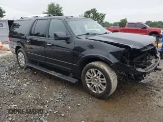 2014 Ford Expedition Max Limited with VIN 1FMJK2A51EEF07371, listed as a Copart auction lot 61526975 with 237,952 mi miles and Salvage title. Bid and sale history available at DreamBid. Image 4.