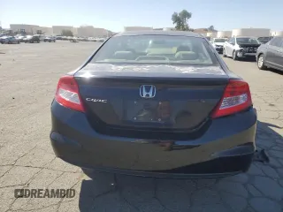 2012 Honda Civic Cpe LX with VIN 2HGFG3B56CH512492, listed as a Copart auction lot 73795374 with 72,973 mi miles and Salvage Title. Bid and sale history available at carsss.com. Image 6.