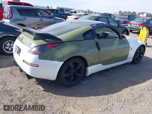 2005 Nissan 350Z Touring with VIN JN1AZ34D25M602913, listed as a IAAI auction lot 41692177 with 210,663 mi miles and . Bid and sale history available at DreamBid. Image 4.
