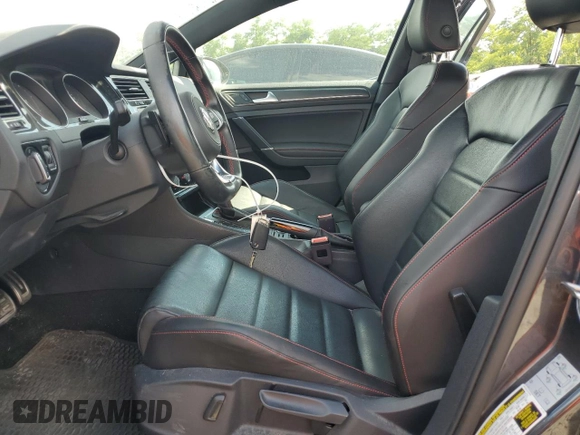 2019 Volkswagen Golf GTI S with VIN 3VW6T7AU4KM021622, listed as a Copart auction lot 58735964 with 51,341 mi miles and Salvage Title. Bid and sale history available at carsss.com. Image 7.