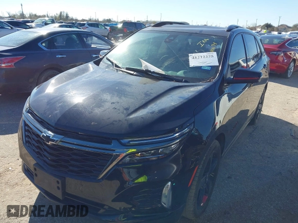 2023 Chevrolet Equinox Premier z VIN 3GNAXNEG8PL240694, wystawiony jako IAAI lot #41212275 z przebiegiem 28 134 mil mil oraz . Historia ofert i sprzedaży dostępna na DreamBid. Obrazek 2.