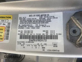 2019 Ford Fusion Hybrid SE with VIN 3FA6P0LU7KR241731, listed as a Copart auction lot 49031303 with 73,210 mi miles. Bid and sale history available at carsss.com. Image 10.