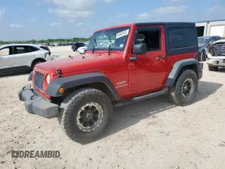 2012 Jeep Wrangler Sport z VIN 1C4AJWAGXCL266693, wystawiony jako Copart lot #64882455 z przebiegiem Nie podano mil oraz Szkoda całkowita • Salvage title. Historia ofert i sprzedaży dostępna na DreamBid. Obrazek 1.