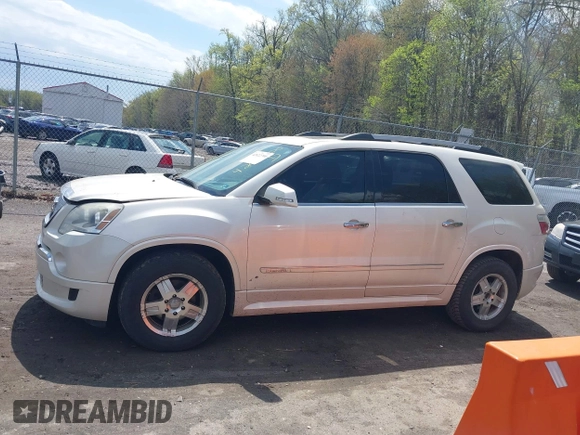 2011 GMC Acadia Denali with VIN 1GKKVTED5BJ329592, listed as a IAAI auction lot 42022700 with 210,336 mi miles. Bid and sale history available at carsss.com. Image 14.