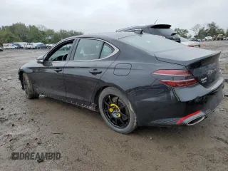 2023 Genesis G70 3.3T with VIN KMTG54TEXPU110976, listed as a Copart auction lot 71400134 with 22,958 mi miles and Salvage Title. Bid and sale history available at carsss.com. Image 2.