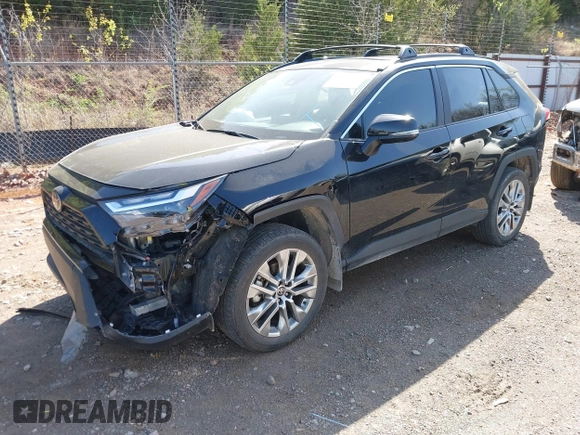 2023 Toyota RAV4 XLE Premium with VIN 2T3C1RFVXPC247647, listed as a IAAI auction lot 41997072 with 27,326 mi miles and . Bid and sale history available at DreamBid. Image 17.