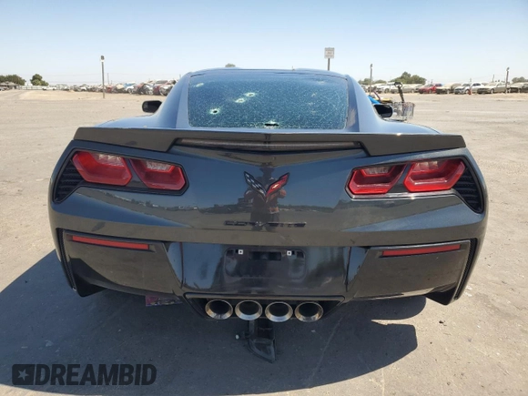 2019 Chevrolet Corvette 1LT with VIN 1G1YB2D79K5105215, listed as a Copart auction lot 71198074 with 23,636 mi miles and Salvage Title. Bid and sale history available at carsss.com. Image 10.