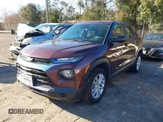 2022 Chevrolet TrailBlazer LS with VIN KL79MNSL2NB014152, listed as a IAAI auction lot 41737751 with 40,816 mi miles. Bid and sale history available at carsss.com. Image 2.
