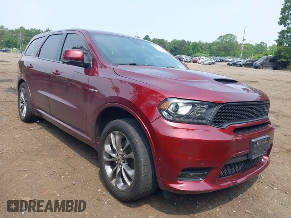 2020 Dodge Durango R/T with VIN 1C4SDJCT3LC114991, listed as a IAAI auction lot 42460815 with 61,191 mi miles and . Bid and sale history available at DreamBid. Image 1.