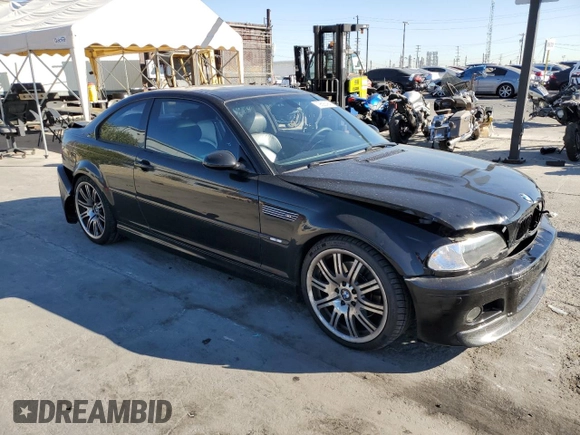 2003 BMW 3 Series M3 with VIN WBSBL934X3JR23547, listed as a Copart auction lot 79892484 with 117,165 mi miles and Salvage title. Bid and sale history available at DreamBid. Image 4.