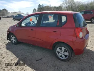 2009 Chevrolet Aveo 1LT with VIN KL1TD66EX9B301097, listed as a Copart auction lot 49600825 with 130,399 mi miles and Salvage title. Bid and sale history available at DreamBid. Image 2.