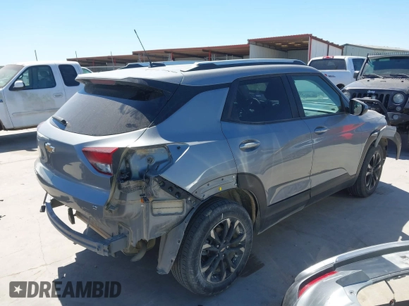 2023 Chevrolet TrailBlazer LT with VIN KL79MPSL9PB145187, listed as a IAAI auction lot 41841302 with 39,489 mi miles and . Bid and sale history available at DreamBid. Image 4.