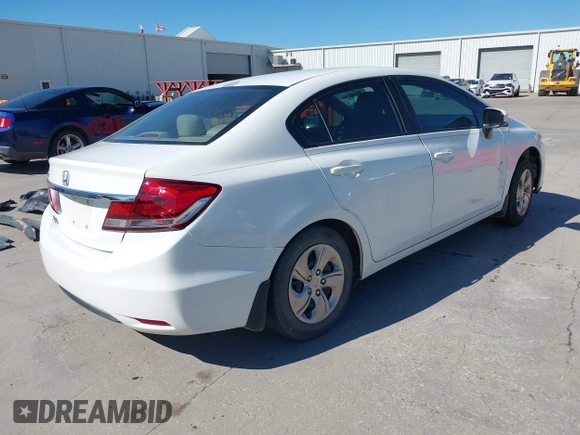 2015 Honda Civic LX with VIN 19XFB2F59FE045943, listed as a IAAI auction lot 42312404 with 108,679 mi miles and . Bid and sale history available at DreamBid. Image 4.