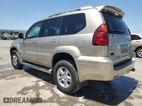 2005 Lexus GX with VIN JTJBT20X350085414, listed as a Copart auction lot 53672345 with 117,146 mi miles and Salvage Title. Bid and sale history available at carsss.com. Image 2.