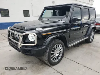 2023 Mercedes-Benz G 550 with VIN W1NYC6BJ0PX476536, listed as a Copart auction lot 79498634 with 17,674 mi miles and Salvage Title. Bid and sale history available at carsss.com. Image 1.