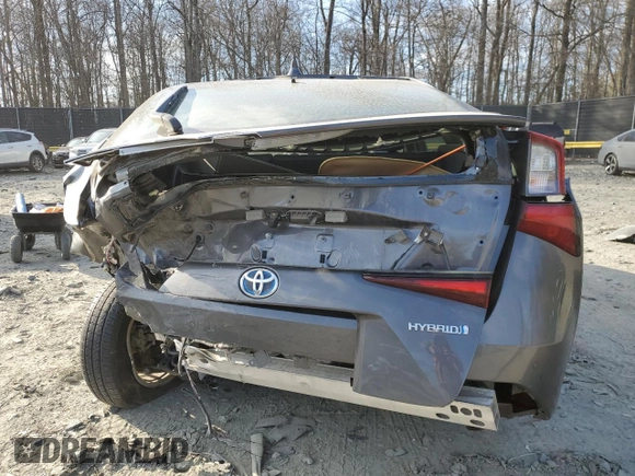 2022 Toyota Prius L Eco z VIN JTDKAMFU3N3163173, wystawiony jako Copart lot #47529915 z przebiegiem 48 178 mil mil oraz Szkoda całkowita • Salvage title. Historia ofert i sprzedaży dostępna na DreamBid. Obrazek 6.
