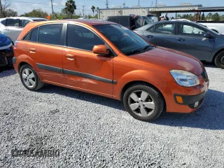2009 Kia Rio LX with VIN KNADE243896494604, listed as a Copart auction lot 44298485 with 75,326 mi miles and Non Repairable. Bid and sale history available at carsss.com. Image 4.