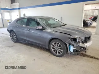 2019 Acura TLX w/Technology Pkg with VIN 19UUB1F56KA002001, listed as a Copart auction lot 46343405 with 80,161 mi miles and Salvage Title. Bid and sale history available at carsss.com. Image 4.