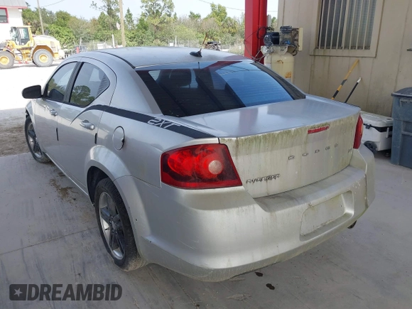 2012 Dodge Avenger SXT with VIN 1C3CDZCB2CN195212, listed as a IAAI auction lot 41374232 with 107,973 mi miles and . Bid and sale history available at DreamBid. Image 3.