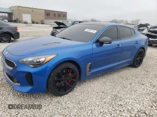 2018 Kia Stinger GT2 with VIN KNAE55LC6J6038788, listed as a Copart auction lot 45280774 with 48,108 mi miles and Salvage Title. Bid and sale history available at carsss.com. Image 1.
