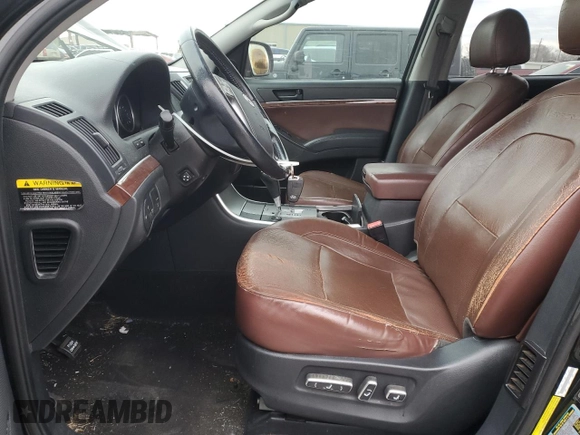 2011 Hyundai Veracruz Limited with VIN KM8NU4CC9BU176799, listed as a Copart auction lot 46308045 with 116,775 mi miles and Salvage title. Bid and sale history available at DreamBid. Image 7.