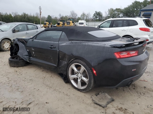 2017 Chevrolet Camaro 1SS with VIN 1G1FF3D72H0165277, listed as a Copart auction lot 46444575 with 119,090 mi miles and Salvage Title. Bid and sale history available at carsss.com. Image 2.