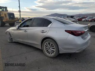 2020 Infiniti Q50 with VIN JN1EV7AR7LM255371, listed as a Copart auction lot 41490195 with 85,974 mi miles and Salvage Title. Bid and sale history available at DreamBid. Image 2.